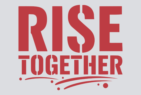 Download Rise Together Stencil Design - Stencil design Collection