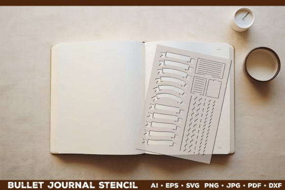 Download Creative Bullet Journal Stencil - Premium Bundle