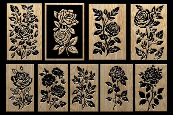 Download Ornamental Floral Stencil Design - Stencil design Collection