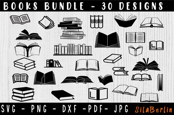 Download Books SVG Bundle, Book Svg, Library Svg - Book svg Collection