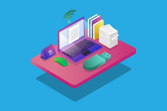 Download Flat Illustration Productive Tools - Productive Collection