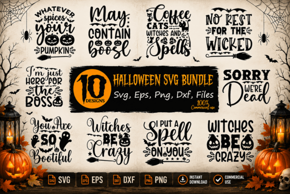 Download Halloween Svg Bundle Commercial Use - Commercial use Collection