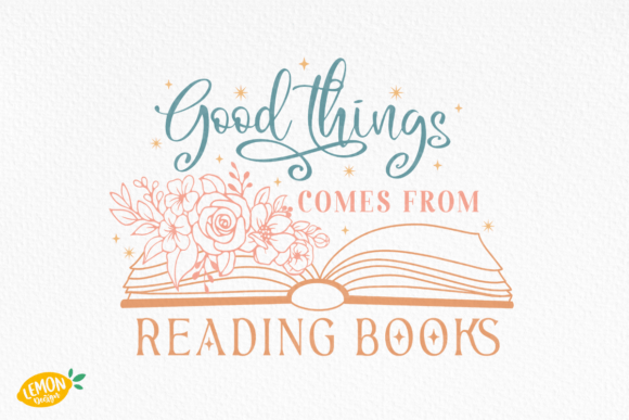Download Book &amp; Flower Quote SVG Design - Flower quote svg Collection